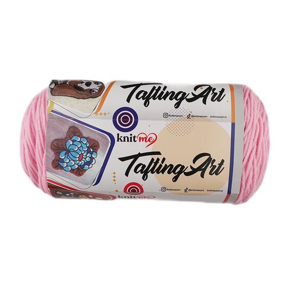 KNİT ME XL TAFTİNG ART EL ÖRGÜ İPİ BEBE PEMBE 400 GR