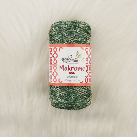 MADAMELLA POLYESTER MAKROME İPİ NO:3 100 GR. 140 MT.