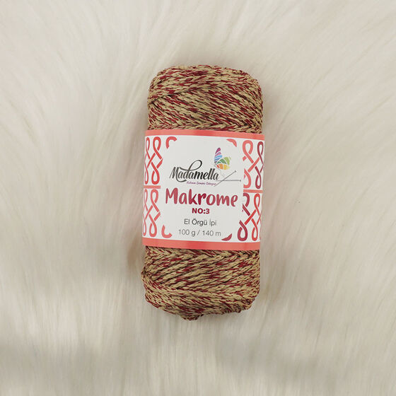 MADAMELLA POLYESTER MAKROME İPİ NO:3 100 GR. 140 MT.