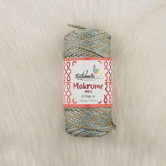 MADAMELLA POLYESTER MAKROME İPİ NO:3 100 GR. 140 MT.