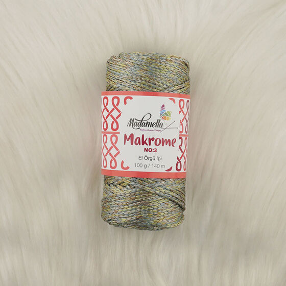 MADAMELLA POLYESTER MAKROME İPİ NO:3 100 GR. 140 MT.