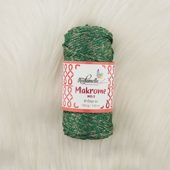 MADAMELLA POLYESTER MAKROME İPİ NO:3 100 GR. 140 MT.