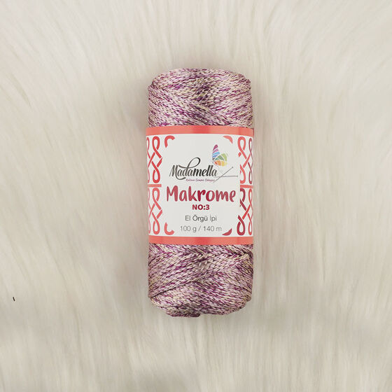 MADAMELLA POLYESTER MAKROME İPİ NO:3 100 GR. 140 MT.