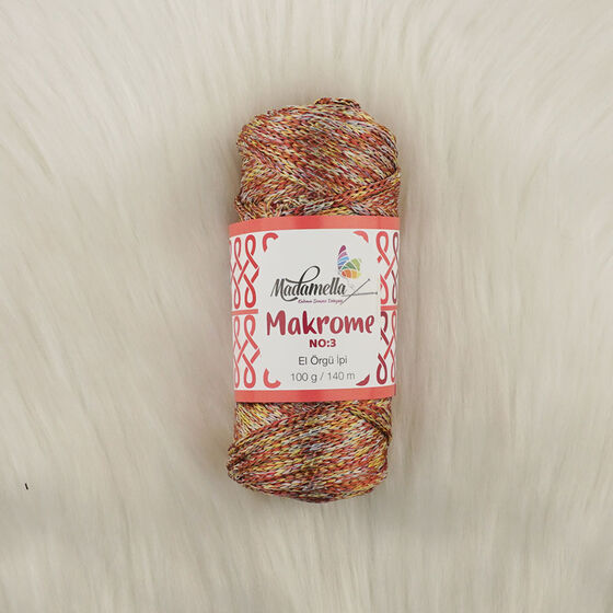 MADAMELLA POLYESTER MAKROME İPİ NO:3 100 GR. 140 MT.