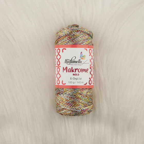 MADAMELLA POLYESTER MAKROME İPİ NO:3 100 GR. 140 MT.