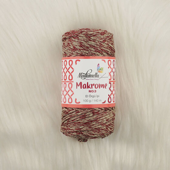 MADAMELLA POLYESTER MAKROME İPİ NO:3 100 GR. 140 MT.