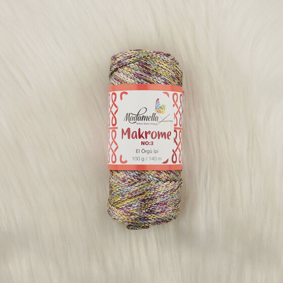 MADAMELLA POLYESTER MAKROME İPİ NO:3 100 GR. 140 MT.