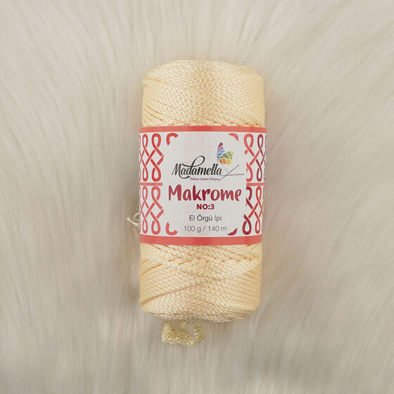 MADAMELLA POLYESTER MAKROME İPİ NO:3 100 GR. 140 MT.