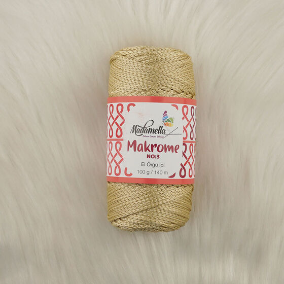 MADAMELLA POLYESTER MAKROME İPİ NO:3 100 GR. 140 MT.