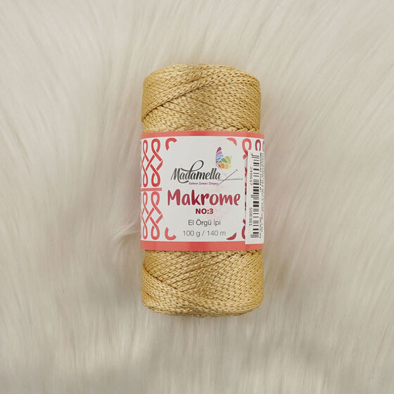 MADAMELLA POLYESTER MAKROME İPİ NO:3 100 GR. 140 MT.