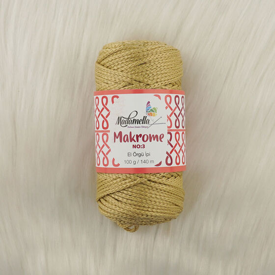 MADAMELLA POLYESTER MAKROME İPİ NO:3 100 GR. 140 MT.