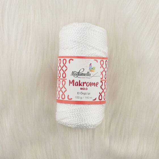 MADAMELLA POLYESTER MAKROME İPİ NO:3 100 GR. 140 MT.