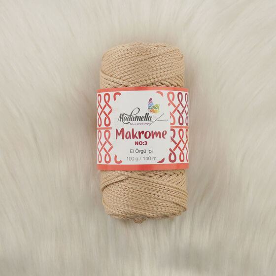 MADAMELLA POLYESTER MAKROME İPİ NO:3 100 GR. 140 MT.