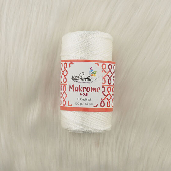 MADAMELLA POLYESTER MAKROME İPİ NO:3 100 GR. 140 MT.