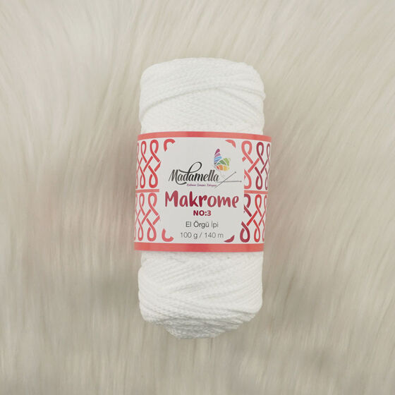 MADAMELLA POLYESTER MAKROME İPİ NO:3 100 GR. 140 MT.