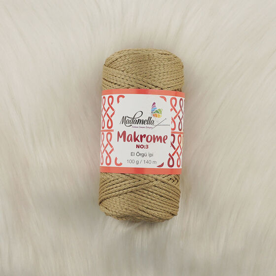 MADAMELLA POLYESTER MAKROME İPİ NO:3 100 GR. 140 MT.