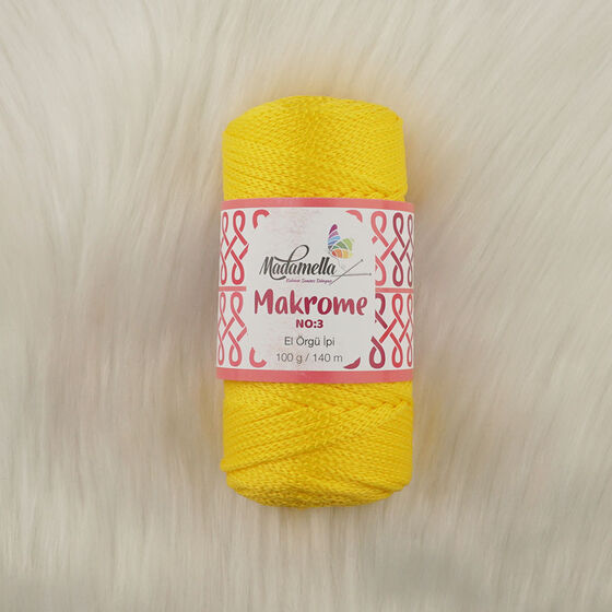 MADAMELLA POLYESTER MAKROME İPİ NO:3 100 GR. 140 MT.