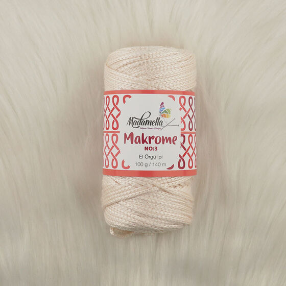 MADAMELLA POLYESTER MAKROME İPİ NO:3 100 GR. 140 MT.