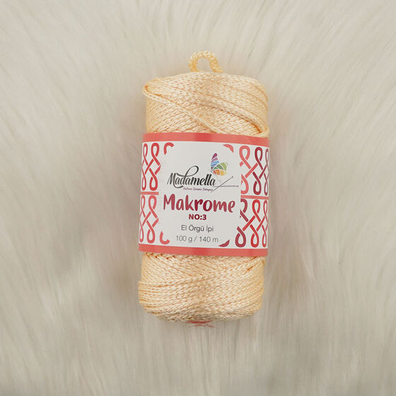 MADAMELLA POLYESTER MAKROME İPİ NO:3 100 GR. 140 MT.