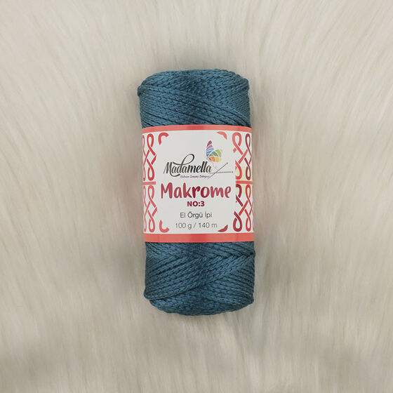 MADAMELLA POLYESTER MAKROME İPİ NO:3 100 GR. 140 MT.