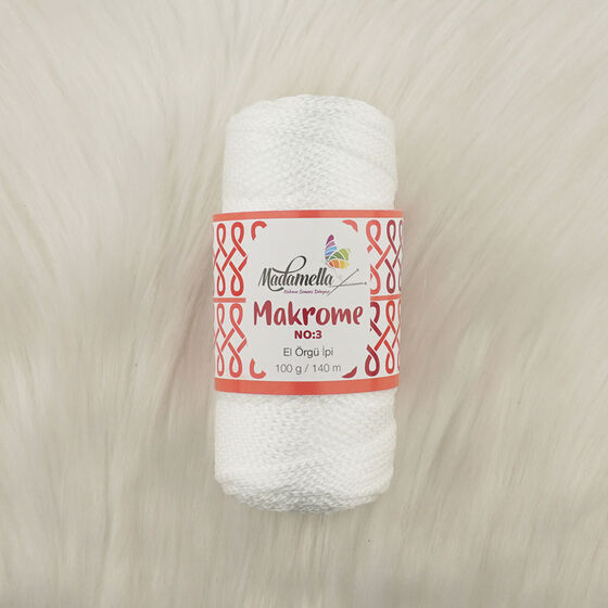 MADAMELLA POLYESTER MAKROME İPİ NO:3 100 GR. 140 MT.