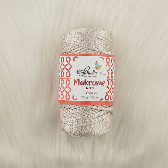 MADAMELLA POLYESTER MAKROME İPİ NO:3 100 GR. 140 MT.