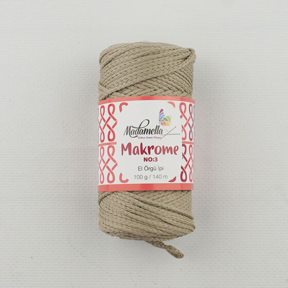 MADAMELLA POLYESTER MAKROME İPİ NO:3 100 GR. 140 MT.