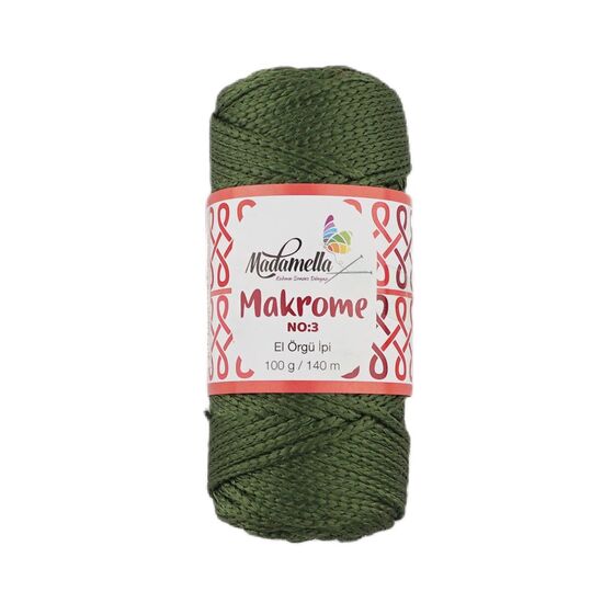 MADAMELLA POLYESTER MAKROME İPİ NO:3 100 GR. 140 MT.