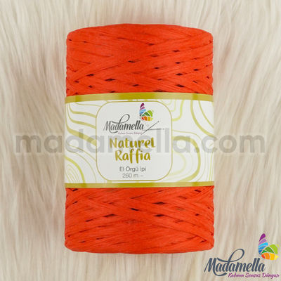 MADAMELLA NATURAL RAFFİA KAĞIT İPLİK 250 MT.