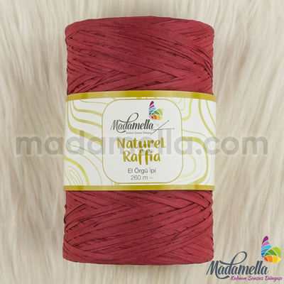 MADAMELLA NATURAL RAFFİA KAĞIT İPLİK 250 MT.