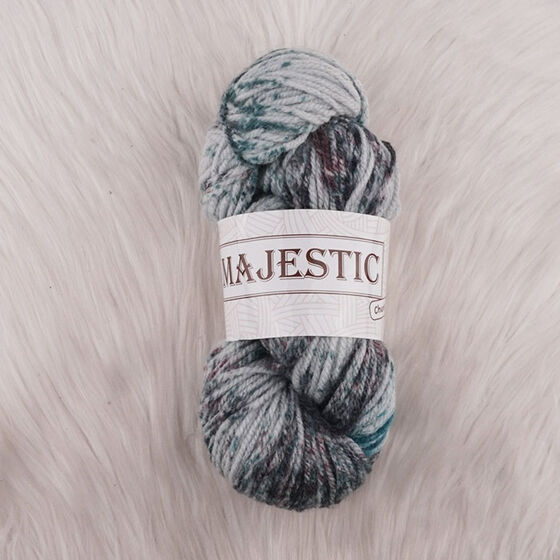 MAJESTIC CHUNKY PETROL HAND DYEING YARN EBRULI 100 GR