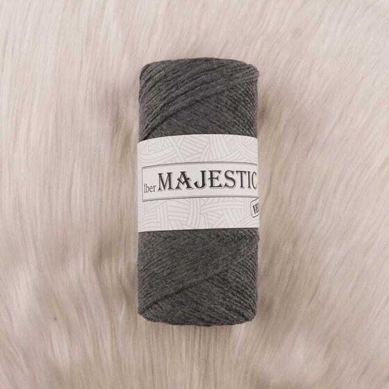 MAJESTİC VELVET KADİFE GÖRÜNÜMLÜ FÜME MAKROME İPİ 200 GR