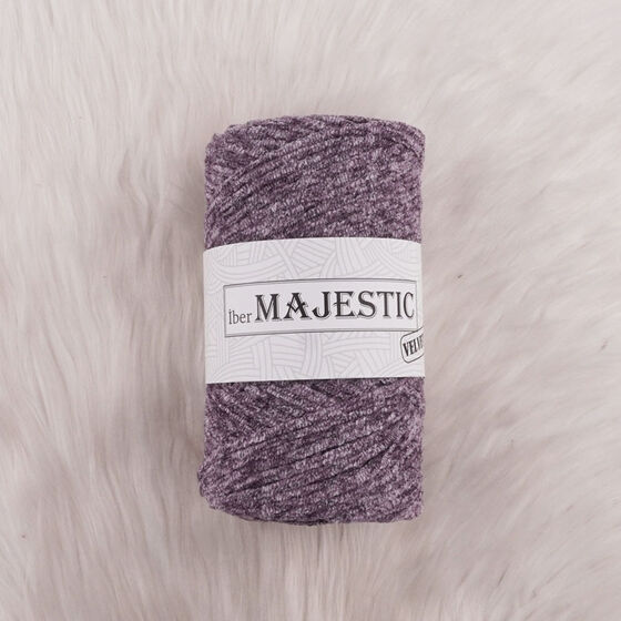 MAJESTİC VELVET XL KADİFE GÖRÜNÜMLÜ EFLATUN MAKROME İPİ 250 GR