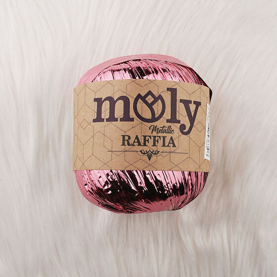 MOLY METALLİC RAFFİA ÖRGÜ İPİ 50 GR. 110 MT.