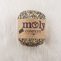 MOLY NATURA CONFETTİ ÖRGÜ İPİ 50 GR. 65 MT. - Thumbnail