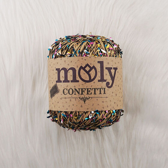 MOLY NATURA CONFETTİ ÖRGÜ İPİ 50 GR. 65 MT.