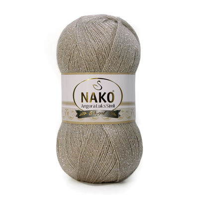 NAKO ANGORA LÜKS SİMLİ ÖRGÜ İPİ