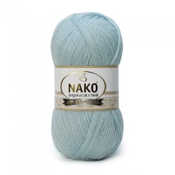 NAKO ANGORA LUXURIOUS SILVERY KNITTING YARN - Thumbnail