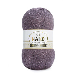 NAKO ANGORA LUXURIOUS SILVERY KNITTING YARN - Thumbnail