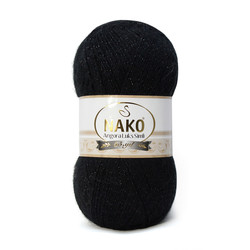 NAKO ANGORA LUXURIOUS SILVERY KNITTING YARN - Thumbnail