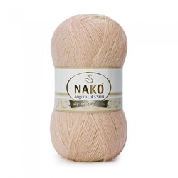 NAKO ANGORA LUXURIOUS SILVERY KNITTING YARN - Thumbnail