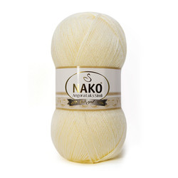 NAKO ANGORA LUXURIOUS SILVERY KNITTING YARN - Thumbnail