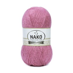 NAKO ANGORA LUXURIOUS SILVERY KNITTING YARN - Thumbnail