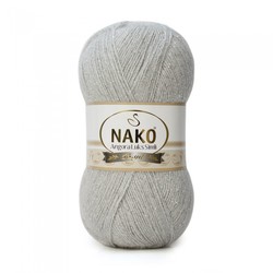 NAKO ANGORA LUXURIOUS SILVERY KNITTING YARN - Thumbnail