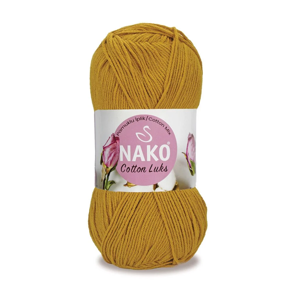 NAKO COTTON LÜKS EL ÖRGÜ İPİ 100 GR. 330 MT. - Thumbnail