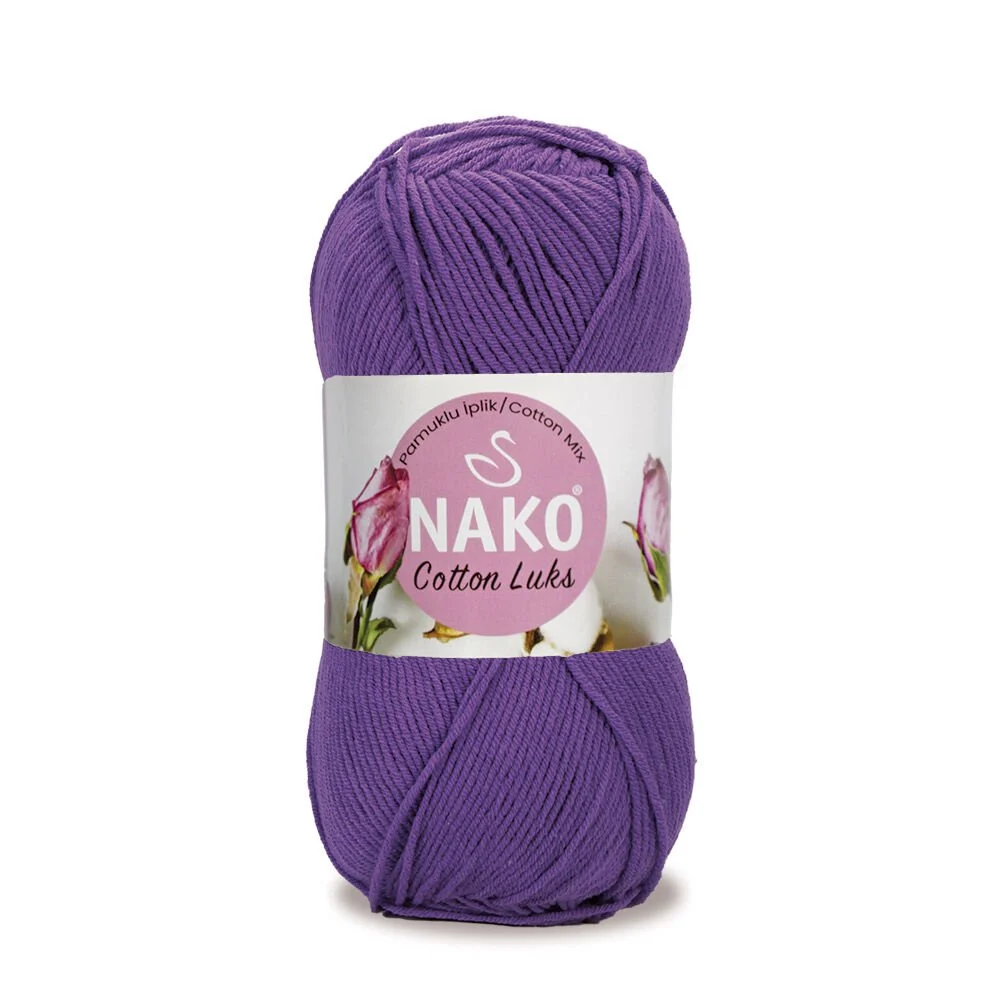 NAKO COTTON LÜKS EL ÖRGÜ İPİ 100 GR. 330 MT. - Thumbnail