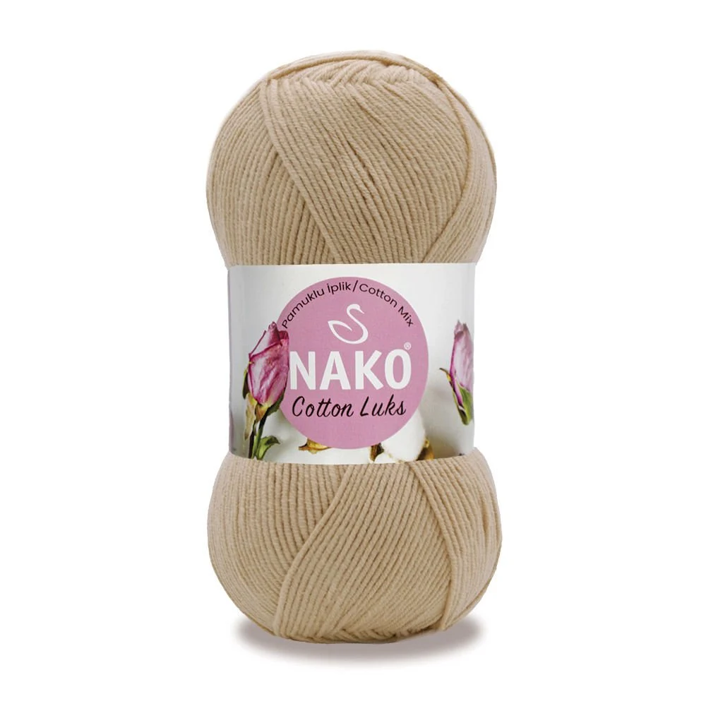 NAKO COTTON LÜKS EL ÖRGÜ İPİ 100 GR. 330 MT. - Thumbnail