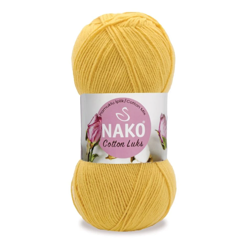 NAKO COTTON LÜKS EL ÖRGÜ İPİ 100 GR. 330 MT. - Thumbnail