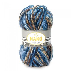 NAKO POPMIX KNITTING YARN - Thumbnail