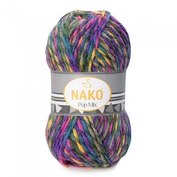 NAKO POPMIX KNITTING YARN - Thumbnail